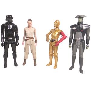 Star Wars Action Figure Set Rey Death Trooper C3PO The Fifth Brother 375 Scale